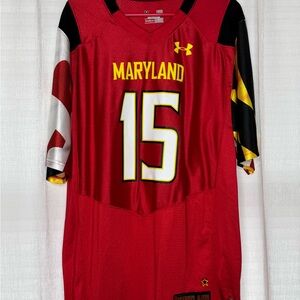 Under Armour Maryland Terrapins Red Football Jersey